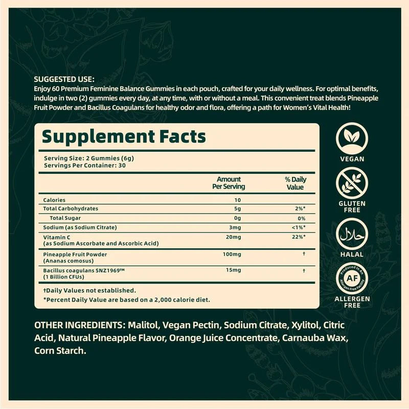 Vital Source Feminine Balance Gummies