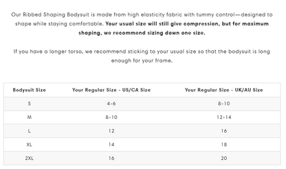 THE RIBBED SNATCHING BODYSUIT
